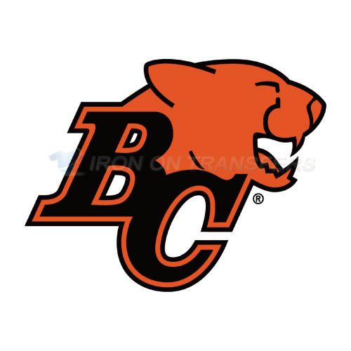 BC Lions Iron-on Stickers (Heat Transfers)NO.7571